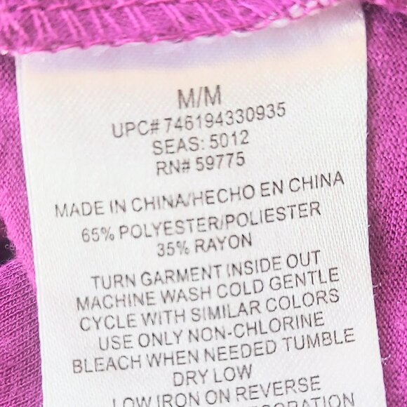 Dream Out Loud Selena Gomez Womens Size Medium Tank Top Purple Sequins - Picture 10 of 10